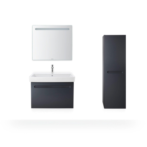 Duravit No.1 Duravit No.1wastafel - met kraangat - met overloop - 80x46x17.3cm - hoogglans wit SW723711