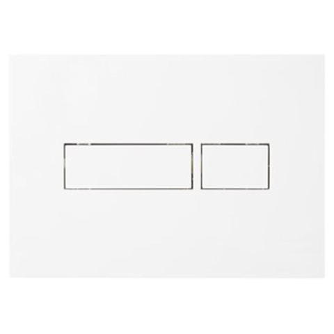 Plieger Flair plaque de commande double chasse blanc 0701189