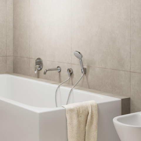Hansgrohe Vernis Blend baduitloop - 204mm - hoogglans chroom SW651476
