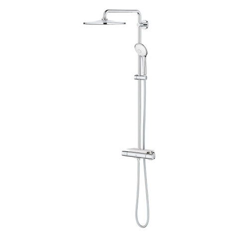 Grohe Euphoria System 310 ensemble de douche pluie apparent – thermostatique – douche de tête Ø 31 cm – douchette 3 jets – chrome SW536417