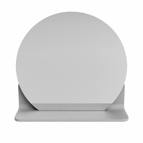 Mondiaz SPOT miroir – Ø 40 cm – avec tablette – Plata (bleu argenté) SW1235579
