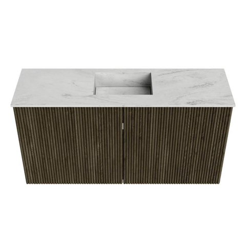 Mondiaz JOYA-DLUX 80cm toiletmeubel - kleur Shadow - Wastafel FAYE positie Midden Zonder kraangat kleur Opalo. SW1422917