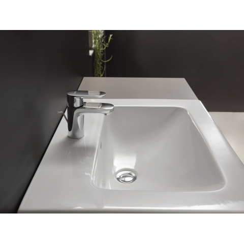 Hansgrohe Talis e 1 greeps wastafelkraan - 110 met afvoerplug - hoogglans chroom SW28984