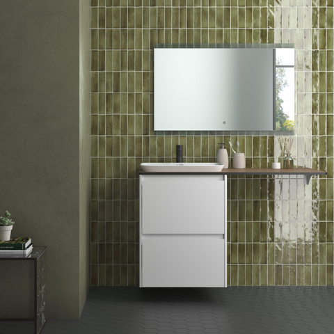 ÉCHANTILLON Terravito Ardeno Koko Pour carrelage mural - 150x50cm - 8mm - Vert SW1221277