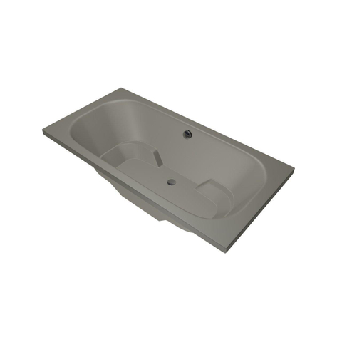 Xenz Tanga baignoire sans panneaux 180x90cm avec pieds sans vidage Acrylique Ciment mat SW103395