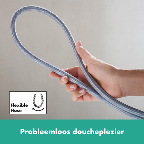 Hansgrohe RainFinity Doucheset - 130 - 3jet - glijstang 90cm - hoogglans chroom SW925809