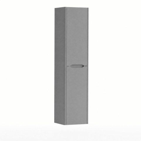 H&R badmeubelen Juice Hoge Kast - 40x35x170cm - met ronde hoeken - 2 deuren - rechtsdraaiend - stone grey mat SW875813