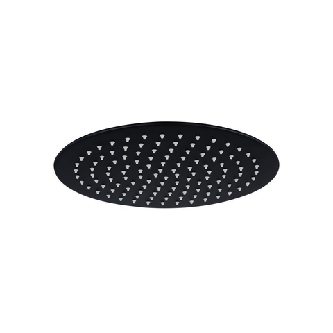 FugaFlow Eccelente Acces Ensemble de douche de tête encastré - thermostatique - bras de plafond - douche de tête 30cm - douchette à barre - flexible de douche métallique - noir mat SW1450495