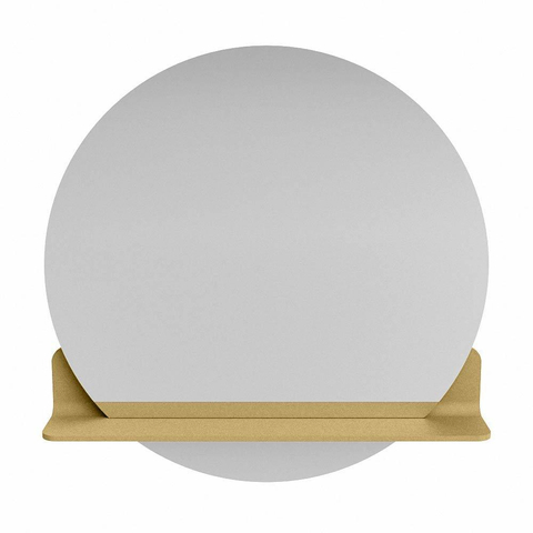 Mondiaz SPOT miroir – Ø 70 cm – avec tablette – Oro (sable) SW1235573
