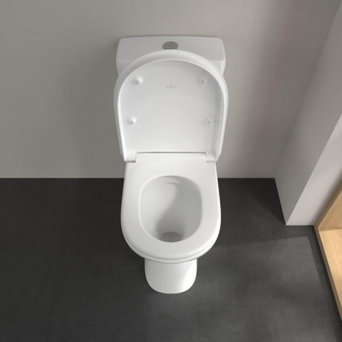Villeroy & Boch Vicare combipack Vita - met wandcloset PK DirectFlush reservoir verhoogde closetzitting - softclose - White Alpine (glans wit) 1025071