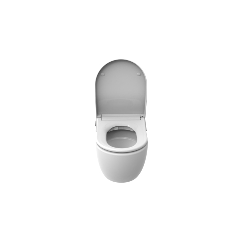 Bidetwash Optima abattant lavant avec cuvette suspendue – pack – compact 36,5x51 cm – blanc brillant SW1576442