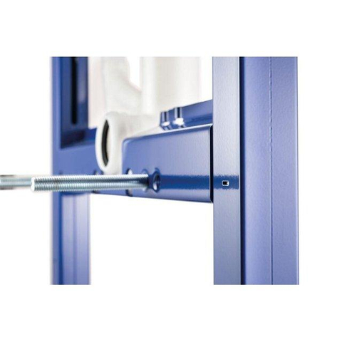 Geberit Duofix Element - UP 320 - QeramiQ Push Steel bedieningsplaat slim - wand 112cm - ronde knoppen - mat zwart SW1600505