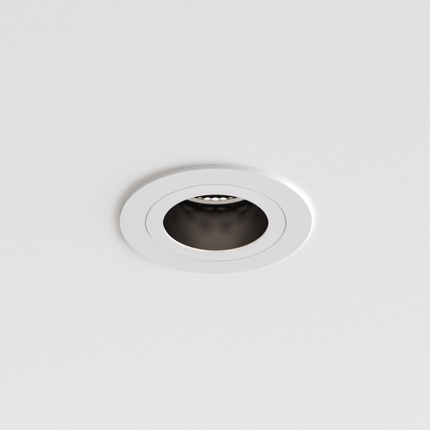 Astro Pinhole Slimline Round Fixed FR IBS IP65 excl. GU10 blanc mat SW680098