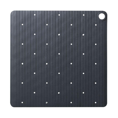 Sealskin Ribb Douchemat - 55x55cm - Antislip - inclusief - zwarte haak - Antraciet SW1421063