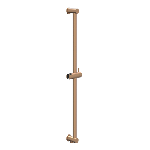 IVY Pact Ensemble de douche pluie - encastré - symmetry - 2 robinets d'arrêt - bras mural 40 cm - grande douche de tête medium 30 cm - barre de douche avec sortie - flexible de douche 150 cm - douchette 3 jets - Cuivre brossé mat PVD SW1036554