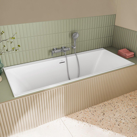 Villeroy & Boch Subway 3.0 bad rechthoek - 180x80cm duo - met afvoer - glans wit SW641650