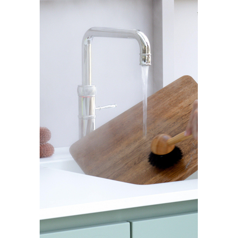 Quooker Classic Fusion Square kokendwaterkraan - draaibare uitloop - Combi+ reservoir - Warm / kokend water - Chroom SW299656