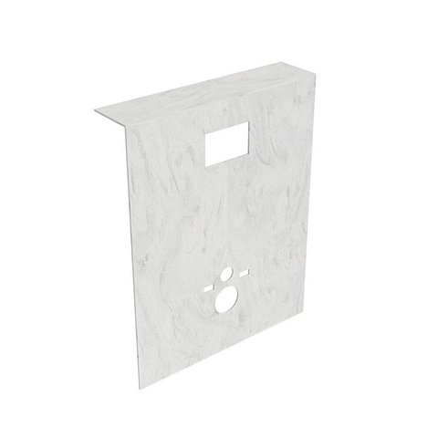 Mondiaz HOPE Panneau habillage bati-support - 100x125cm - tablette 100x23cm - pré-percé - Opalo SW1105170