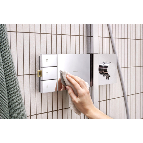 Hansgrohe Raindance Alive Q - showerpipe - 210/340 2jet - ecosmart - thermostatische - thermostaat - hoogglans chroom SW1387820