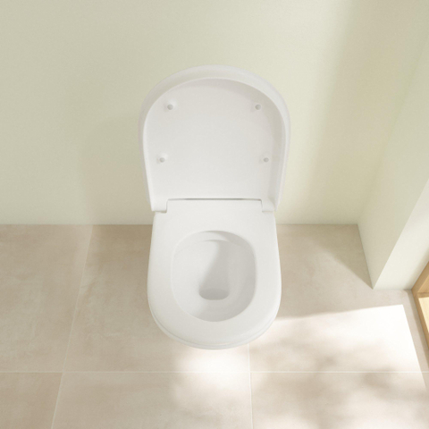 Villeroy & Boch Vicare wandcloset directflush - diepspoel - met greep glans - White Alpine (glans wit) SW490029