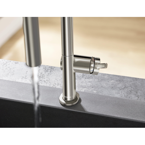 Hansgrohe Talis m54 - 1 greeps keukenmkr - 210 uittrekb v.dche - sbox - rvs look SW528934
