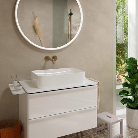 Hansgrohe Tecturis s Eengreeps wastafelkraan - inbouw - voor wandmontage - met uitloop 22 - 5 cm - geborsteld brons OUTLETSTORE STORE45315