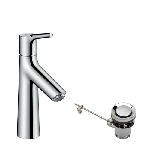 Hansgrohe Talis S wastafelkraan - 100 met waste - hoogglans chroom SW29012