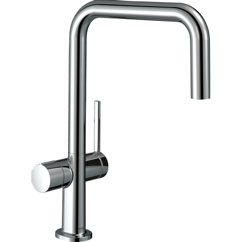 Hansgrohe Talis m54 Eengreeps keukenmengkraan U - 220 - stopkraan - voor vaatwasser - hoogglans chroom SW541814