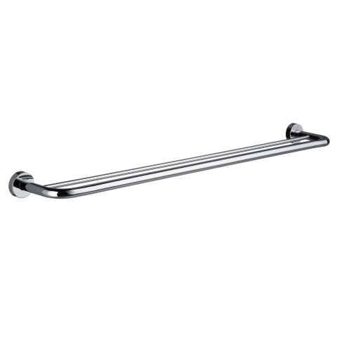 Emco Rondo 2 porte-serviettes double 80cm chrome 0630432