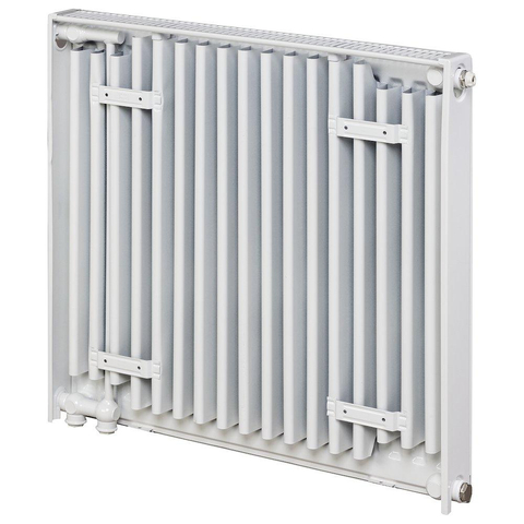 Sanivesk Raya Vlak Duo Paneelradiator - 50x50cm - 695watt - wit - beschadigd - OUTLET UDEN STORE38574