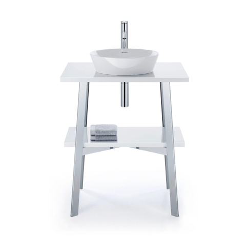 Duravit C.1 1 greeps wastafelmengkraan - 166x40x262mm - hoogglans chroom SW420779