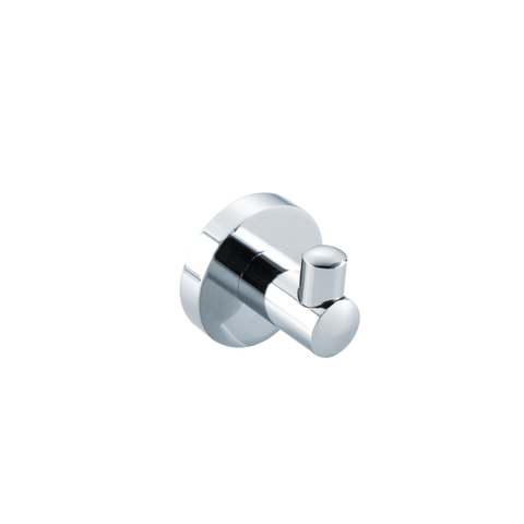 Fortifura Calvi Toiletset - toiletborstelhouder - open - handdoekhaak - toiletrolhouder - zonder klep - hoogglans chroom SW809444