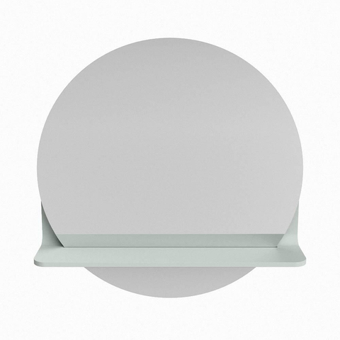 Mondiaz SPOT miroir – Ø 50 cm – avec tablette – Greey (vert clair/gris) SW1235533