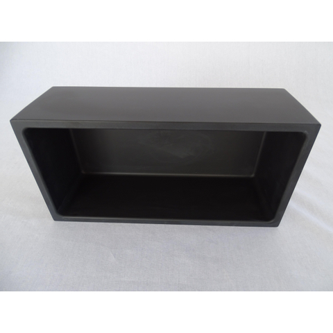 Crosstone by arcqua solid alcove niche encastrée 30x15x10cm surface solide noir mat destockage OUT9912