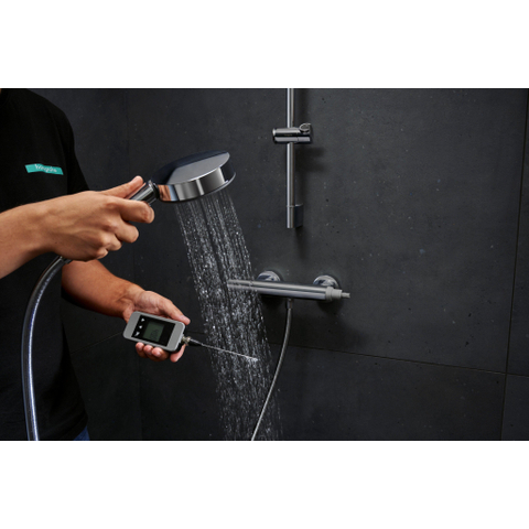 Hansgrohe Ecostat fine Douchekraan - thermostatisch - zonder omstel HOH=15cm - thermostaat - hoogglans chroom (wit) SW1152220