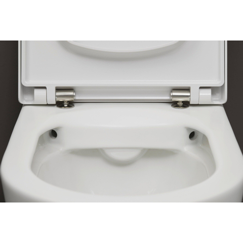 Duravit Me by starck - ME by Starck - compact - hangtoilet - 370 x 480 mm - zonder spoelrand - diepspoel - inclus - spoelrandloos - glans wit 0293436