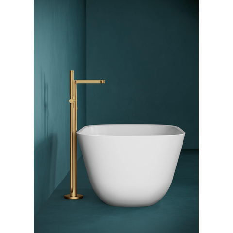 Villeroy & Boch theano Baignoire îlot 75x50.6x48cm ovale quaryl Blanc mat SW453980