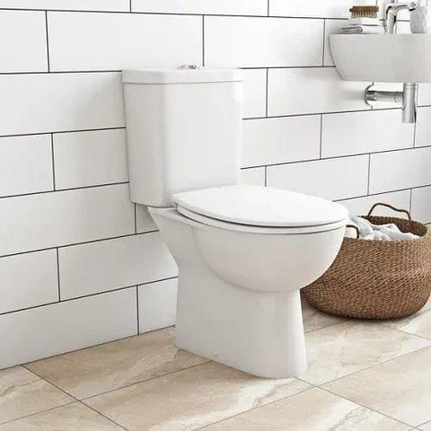 Grohe Bau WC-pack - diepspoel - PK - met keramisch reservoir - closetzitting met deksel en softclose - wit SW197223