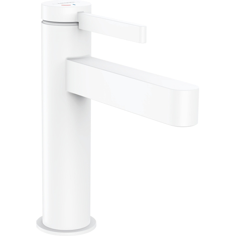Hansgrohe Finoris 1 greeps wastafelkraan - 110 - coolstart - met afvoerplug - mat wit SW651457