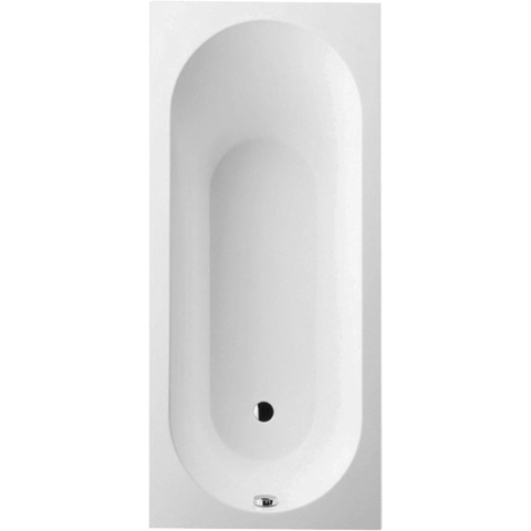 Villeroy & Boch Oberon kunststof bad quaryl rechthoekig - 180x80cm - met poten - glans wit 0948306