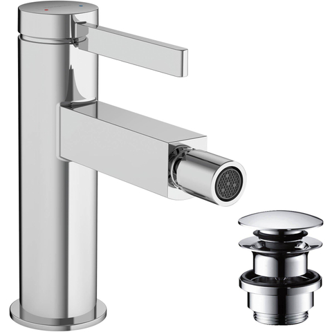 Hansgrohe Finoris Eengreeps bidetkraan - met afvoerplug - hoogglans chroom SW651059