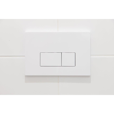 QeramiQ Dely Pack WC - 36,3x51,7cm - à fond creux - sans bride - réservoir encastré Geberit UP320 - abattant WC softclose 35 mm - plaque de déclenchement blanche brillante - boutons rectangulaires - beige mat SW1236510