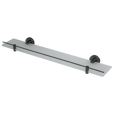 Haceka Kosmos Étagère - 60x12cm - verre - graphite gunmetal SW654117