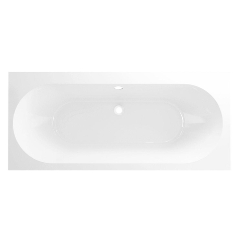 Xellanz Portus RD baignoire encastrée duo 180x80x49 cm acrylique brillant blanc SW75882