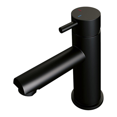 Brauer Black Edition Robinet de lavabo bas économiseur d'énergie Noir mat SW385379
