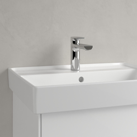 Villeroy & Boch Collaro wastafel - 60x47cm - met overloop - 1 kraangat - White Alpine (glans wit) SW358307