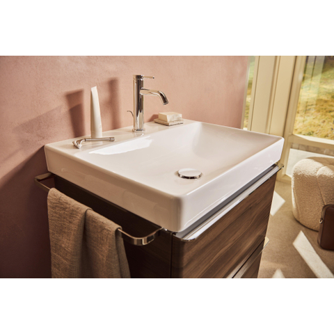 Hansgrohe Tecturis s Eengreeps wastafelkraan - 110 - coolstart - met PopUp - trekwaste - hoogglans chroom SW918688