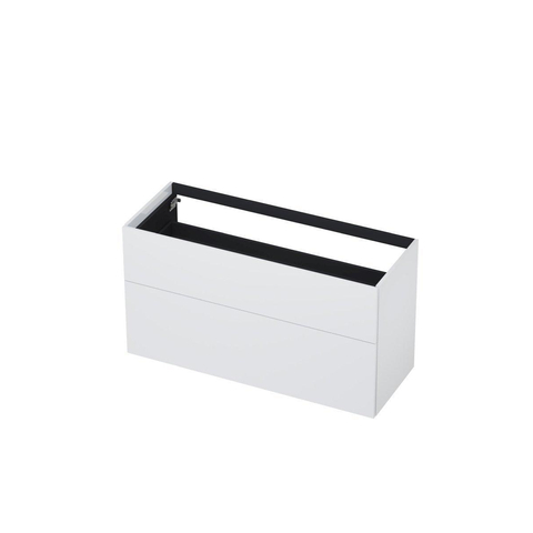 Ink meuble 120x70x45cm 2 tiroirs push-to-open laqué SW207458