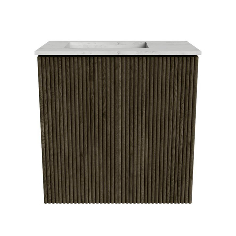Mondiaz JOYA-DLUX Meuble de toilette 40cm - couleur Shadow - Vasque FAYE position Gauche 1 trou de robinet couleur Opalo. SW1426215