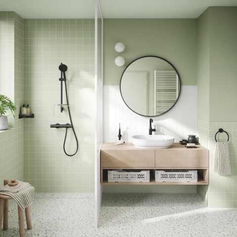 GROHE Essence New wastafelkraan - xl-size - hoog - mat zwart SW1477560